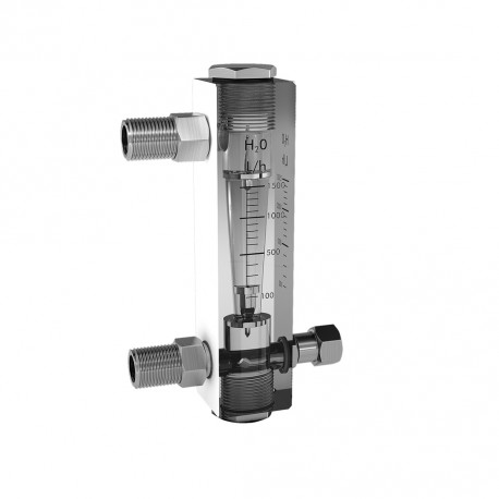 Durchflussmesser aus Akrylat Model R-1/R